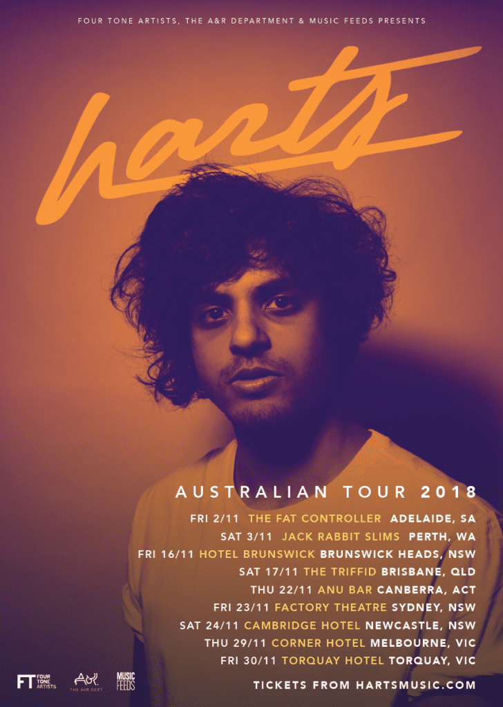 Harts Announces 2018 National Tour and New Single ‘Wishfulness’