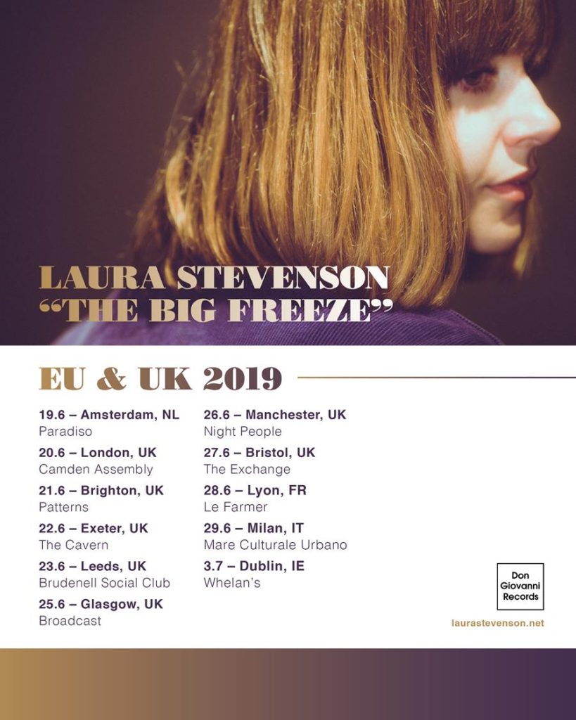 Laura Stevenson to tour UK this June | New album “The Big Freeze” out now on Don Giovanni Records