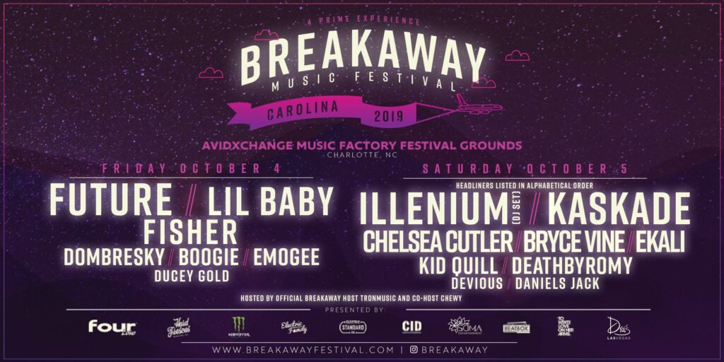 Breakaway Music Festival Headliners Announced