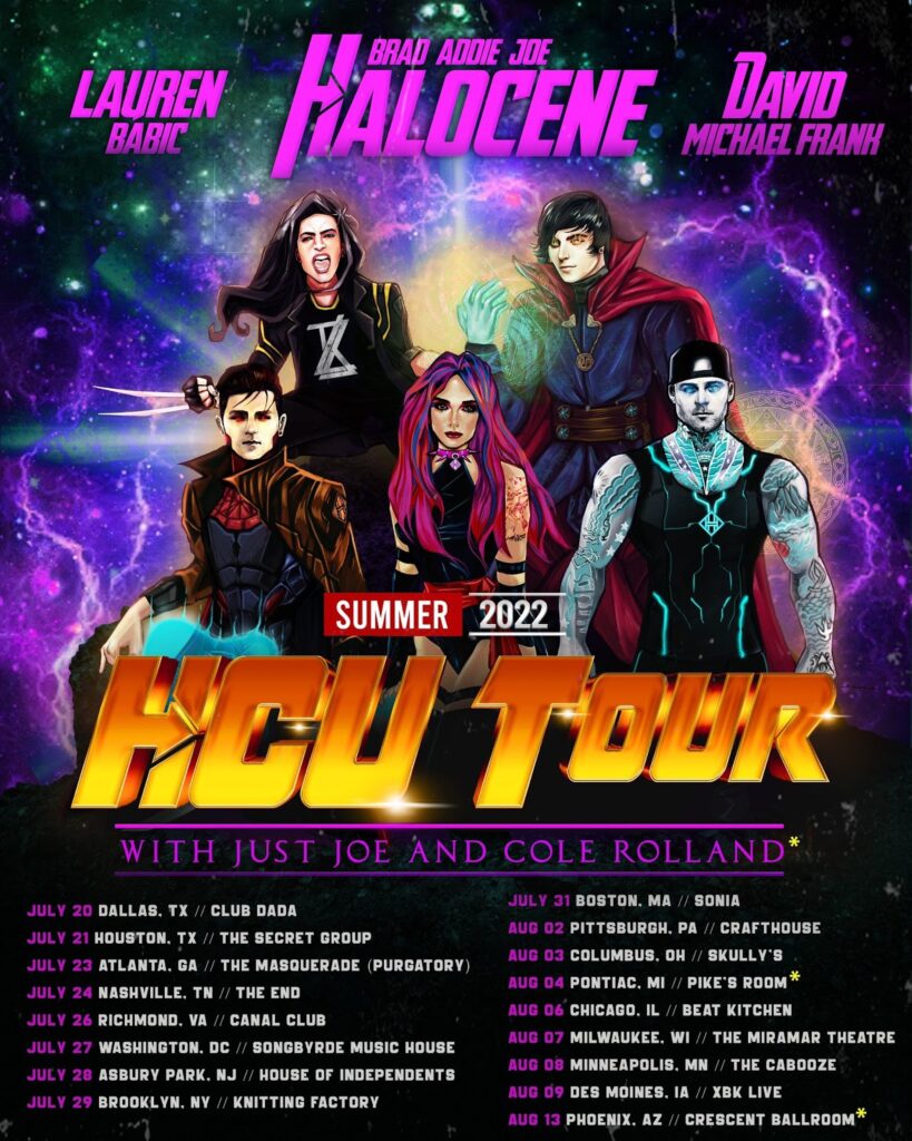 TikTok Star David Michael Frank – upcoming tour w/ Halocene