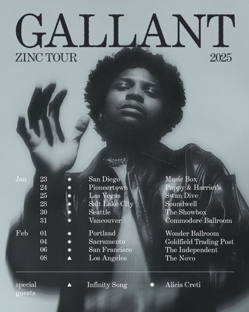 Gallant Announces North American Tour Dates