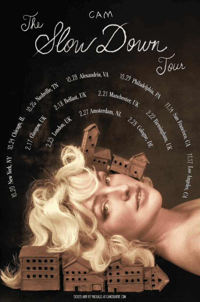 GRAMMY-WINNING SINGER-SONGWRITER CAM ANNOUNCES THE SLOW DOWN TOUR