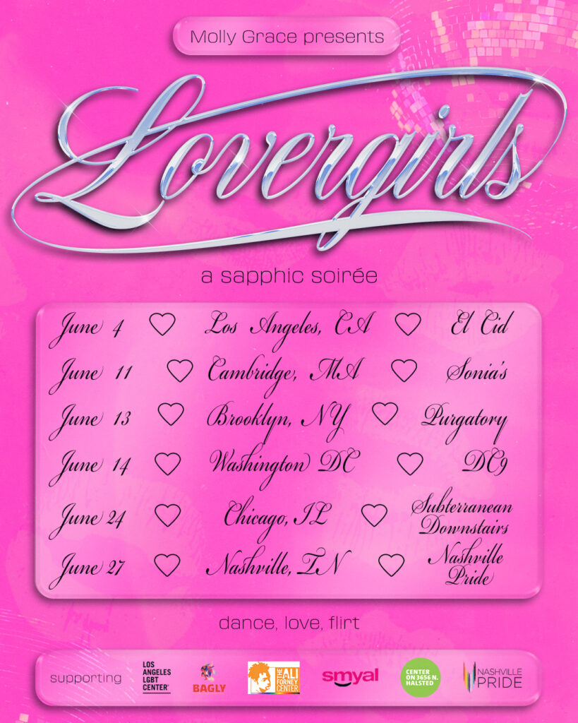 Molly Grace Announces Lovergirls: A Sapphic Soirée Tour
