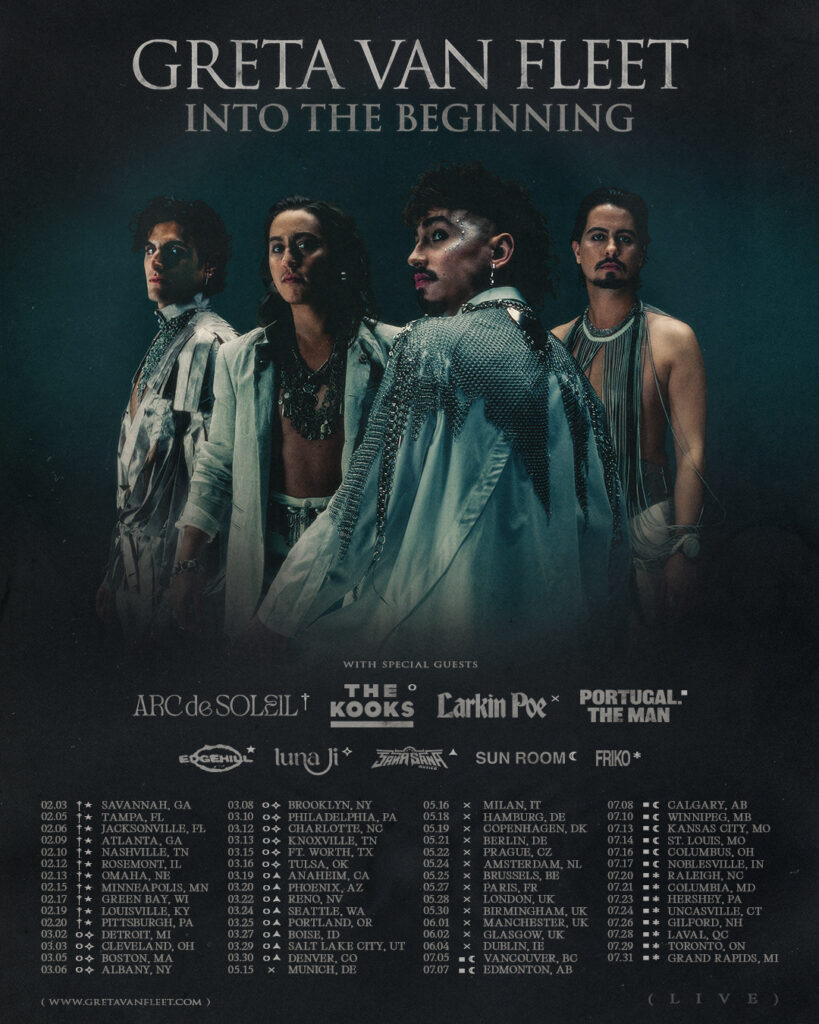 Greta Van Fleet Announce North American and European Tour